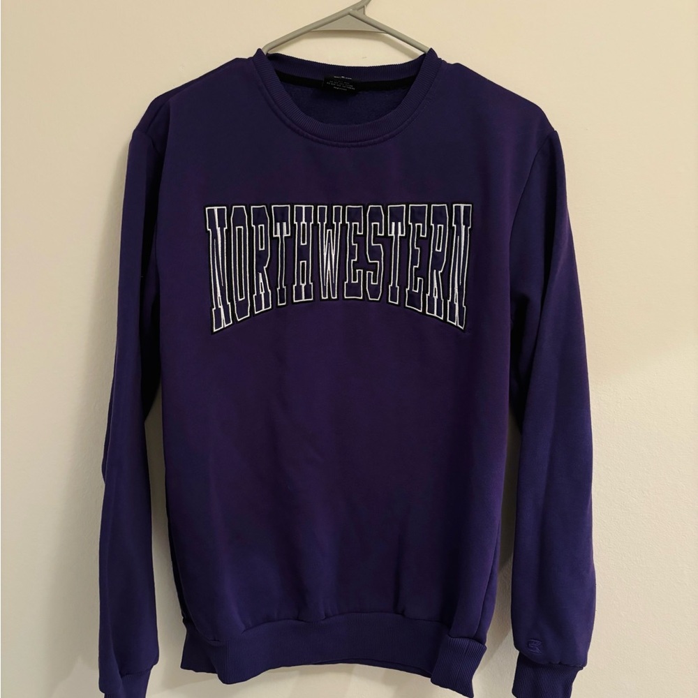 Northwestern Purple Crewneck Sweater